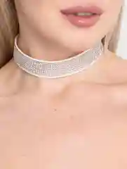 Белый чокер на шею 16 цветов