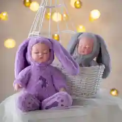Кукла мягкая с ушками  . Кукла мягконабивная 40 см  .Подарок девочке