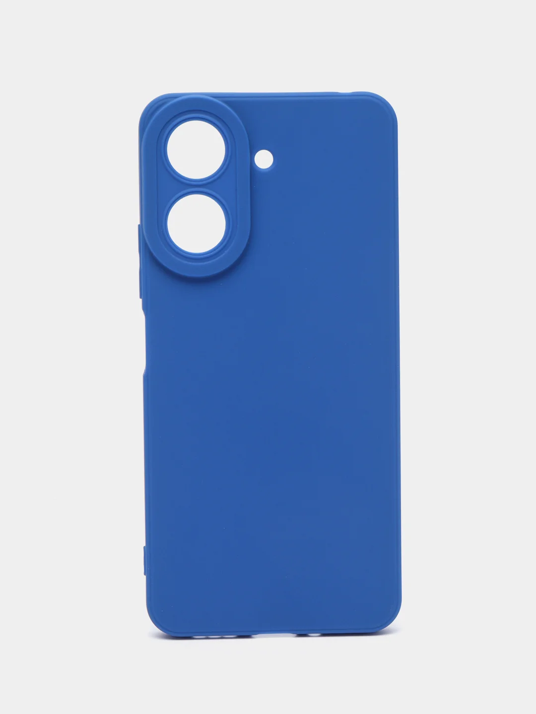 Синий силиконовый чехол для Xiaomi Redmi 13C (Сяоми Редми 13С) с защитой камер