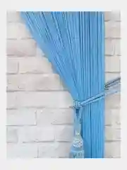 Голубой нитяная штора, 300*300 см
