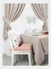 Бежевый меланж скатерть кухонная Altali, прямоугольная, велюр, 132 x 170