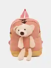Зеленый рюкзак детский, портфель с игрушкой