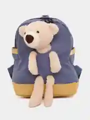 Зеленый рюкзак детский, портфель с игрушкой
