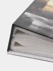 Желтый фотоальбом на 100-200 фотографий 10х15, твёрдая обложка