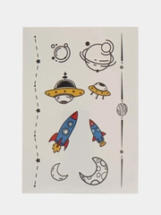 Переводные мини-тату MIMITOO "Космос"
