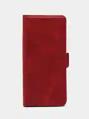Красный чехол-книжка для ITEL A70 (Ител А70), с боковым магнитом