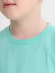 Мятный футболка детская, однотонная, хлопок