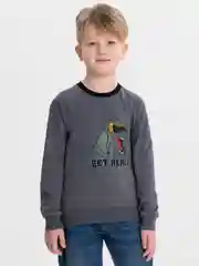 Серый футболка для мальчика, с длинным рукавом, 7-10 лет
