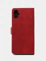 Красный чехол - книжка для Samsung (Самсунг) A05, с боковым магнитом