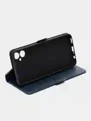 Синий чехол - книжка для Samsung (Самсунг) A05, с боковым магнитом