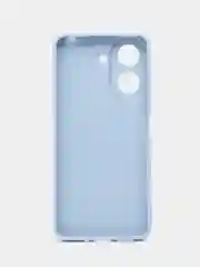 Голубой силиконовый чехол для Xiaomi Redmi 13C (Сяоми Редми 13С) с защитой камер