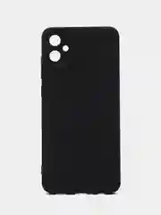 Черный чехол силиконовый Samsung Galaxy A05 (Самсунг Галакси А05) с защитой камеры