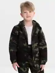 Зелёный хаки костюм детский камуфляжный, летний