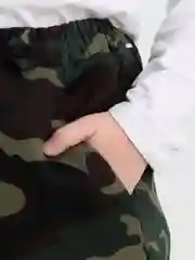 Зелёный хаки костюм детский камуфляжный, летний