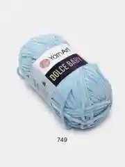 Небесно-голубой пряжа плюшевая YarnArt "Dolce Baby", 100% микрополиэстер, 50 г, 85 м