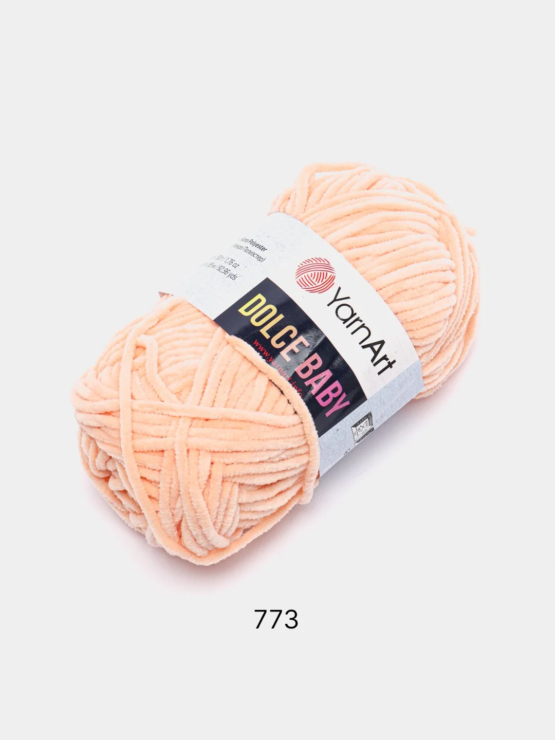 Манго пряжа плюшевая YarnArt "Dolce Baby", 100% микрополиэстер, 50 г, 85 м