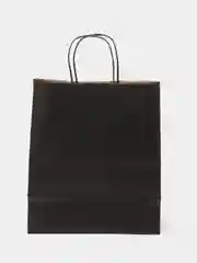 Пакет подарочный крафт, с надписью, 28*24*14
