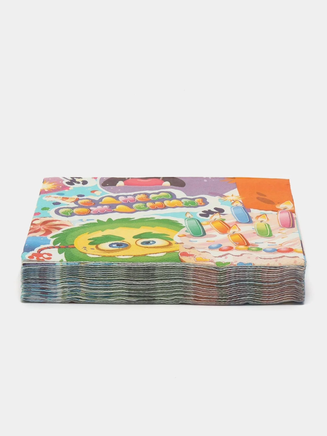 Салфетки бумажные трехслойные Чудики, 33*33 см, 20 шт