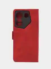 Коричневый чехол-книжка Tecno Camon 20 Pro 5G (Техно Камон 20 Про 5Джи), с боковым магнитом