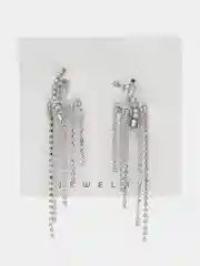 Бежевый серьги женские
