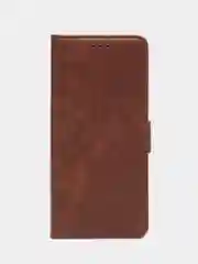 Коричневый чехол-книжка Infinix Note 30 i (Инфиникс Ноут 30 Ай) с боковым магнитом
