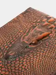 Карамельный кошелек мужской