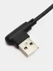 Черный угловой кабель для зарядки BOROFONE BX58 MicroUSB/Type-C/Lightning 1 м быстрая зарядка