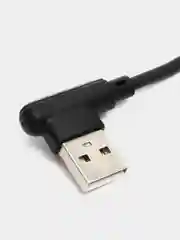 Черный угловой кабель для зарядки BOROFONE BX58 MicroUSB/Type-C/Lightning 1 м быстрая зарядка