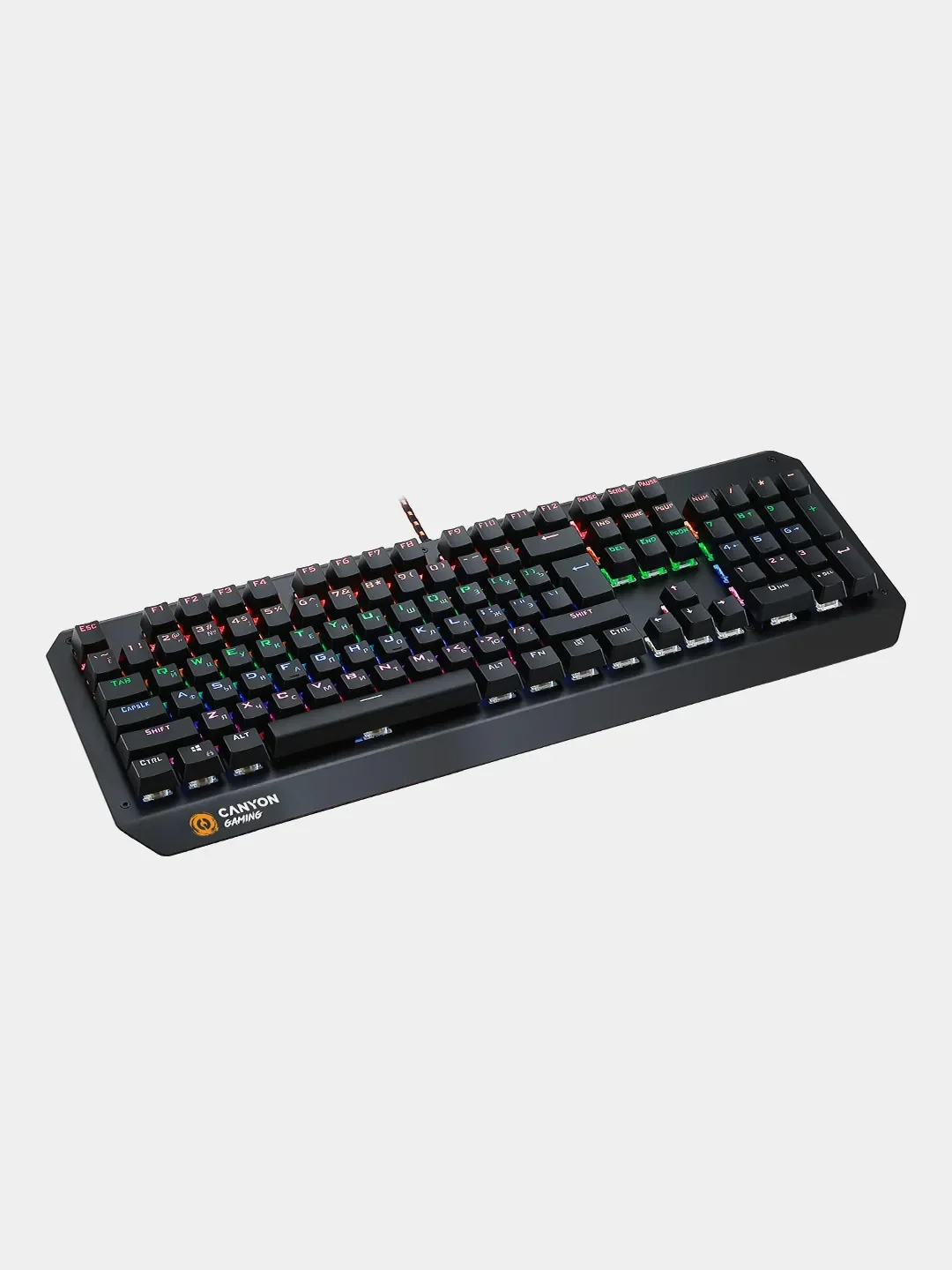 Черный механическая клавиатура Canyon GK-6 Hazard, 20 видов подсветки