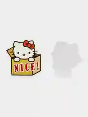 Белый наклейки стикеры Куроми, Hello kitty