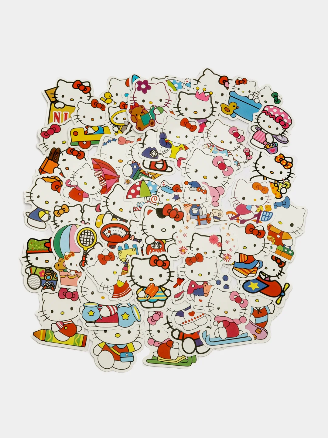 Белый наклейки стикеры Куроми, Hello kitty