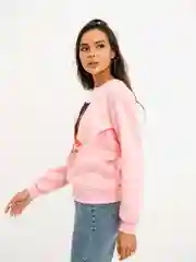 Розовый толстовка женская