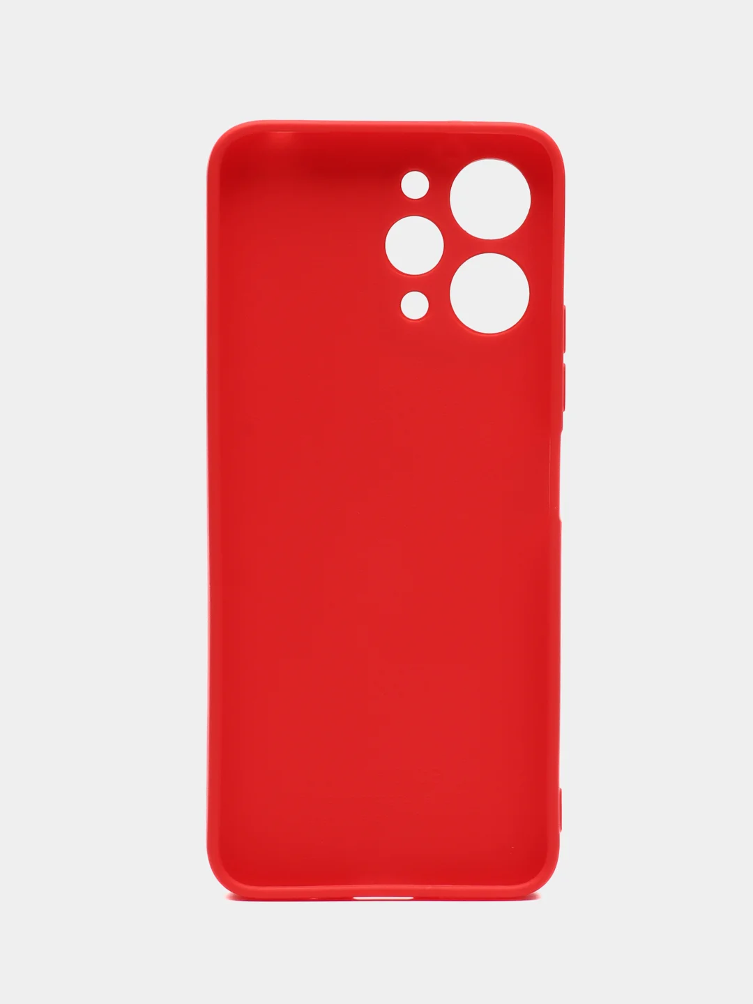 Красный чехол для Xiaomi Redmi 12 (Сяоми Редми 12), силиконовый, цветной, матовый