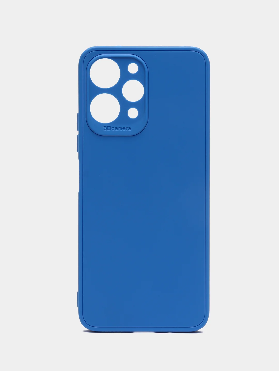 Синий чехол для Xiaomi Redmi 12 (Сяоми Редми 12), силиконовый, цветной, матовый