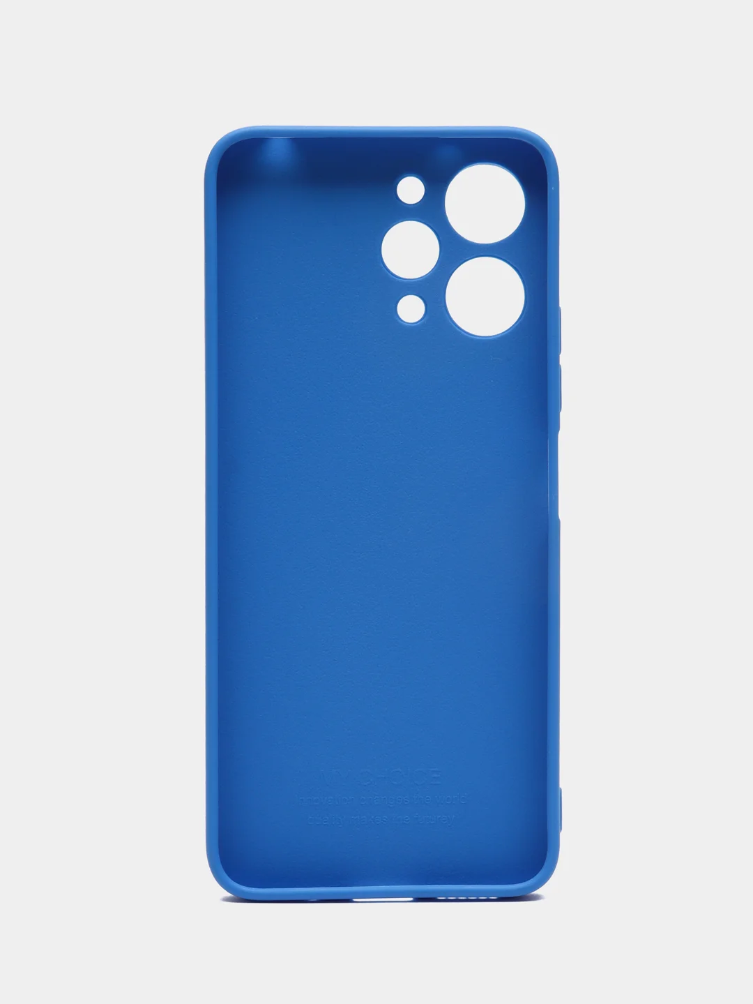 Синий чехол для Xiaomi Redmi 12 (Сяоми Редми 12), силиконовый, цветной, матовый