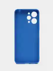 Синий чехол для Xiaomi Redmi 12 (Сяоми Редми 12), силиконовый, цветной, матовый