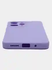 Сиреневый чехол для Xiaomi Redmi 12 (Сяоми Редми 12), силиконовый, цветной, матовый