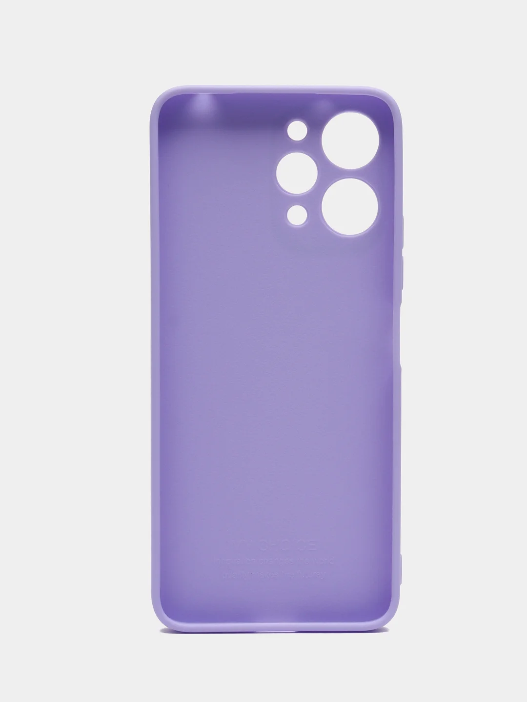 Сиреневый чехол для Xiaomi Redmi 12 (Сяоми Редми 12), силиконовый, цветной, матовый