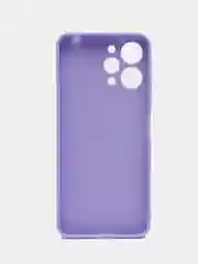 Сиреневый чехол для Xiaomi Redmi 12 (Сяоми Редми 12), силиконовый, цветной, матовый