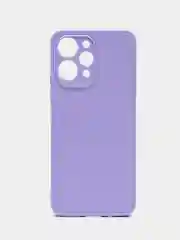 Сиреневый чехол для Xiaomi Redmi 12 (Сяоми Редми 12), силиконовый, цветной, матовый