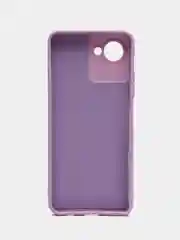 Синий меланж чехол Realme C30/C30s, Narzo 50i Prime (Реалми С30), силиконовый, с мягким подкладом
