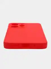 Красный чехол для Xiaomi Redmi 12 (Сяоми Редми 12), силиконовый, цветной, матовый