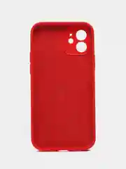 Красный чехол для iPhone (Айфон) с Защитой камеры 12, 12pro