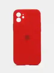 Красный чехол для iPhone (Айфон) с Защитой камеры 12, 12pro