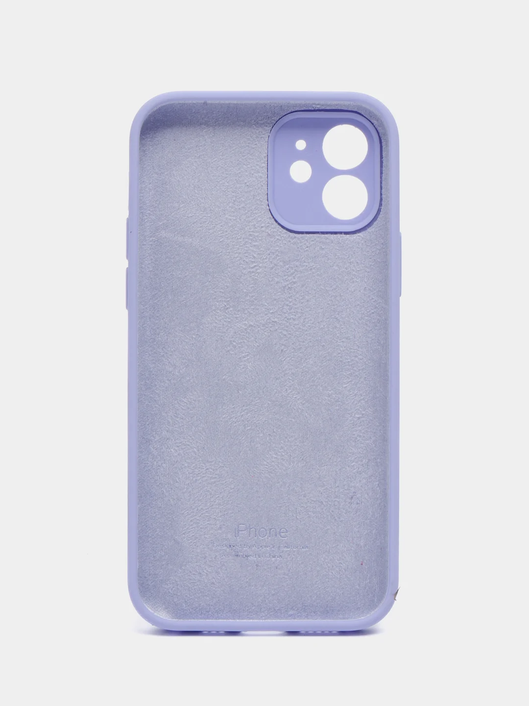 Лавандовый чехол для iPhone (Айфон) с Защитой камеры 12, 12pro