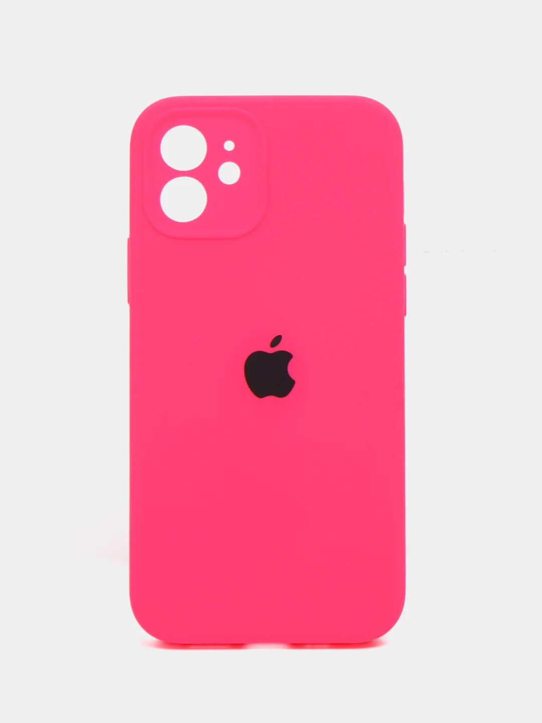 Розовый чехол для iPhone (Айфон) с Защитой камеры 12, 12pro
