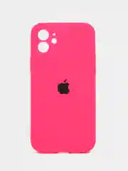 Розовый чехол для iPhone (Айфон) с Защитой камеры 12, 12pro