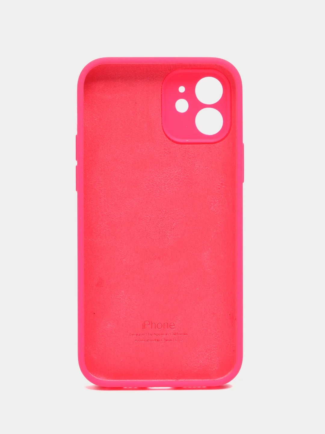 Розовый чехол для iPhone (Айфон) с Защитой камеры 12, 12pro
