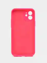 Розовый чехол для iPhone (Айфон) с Защитой камеры 12, 12pro