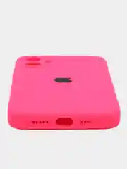 Розовый чехол для iPhone (Айфон) с Защитой камеры 12, 12pro